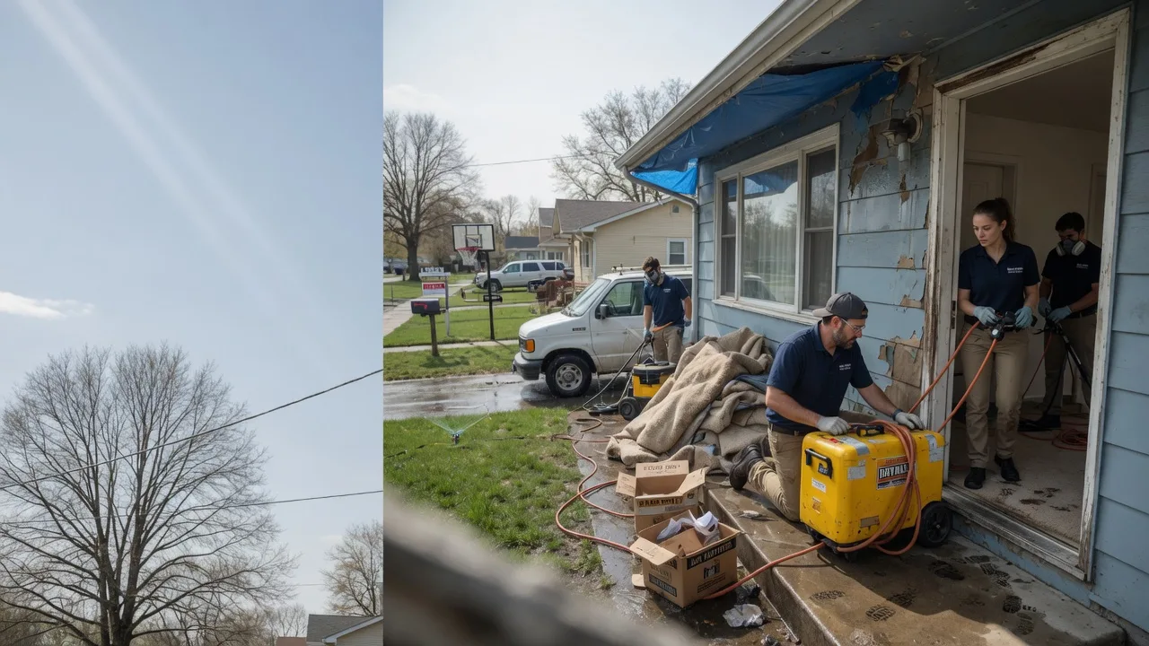 Basement Flood Cleanup in Lamoure, ND near me
